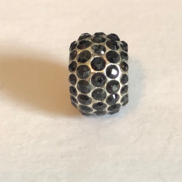 Brighton Ice Diva Black Crystal Spacer Charm Bead - Picture 3 of 9